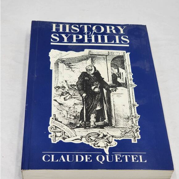 History of Syphilis By Claude Quetel From 1495-Present Vintage Paperback 1990 - Picture 1 of 9